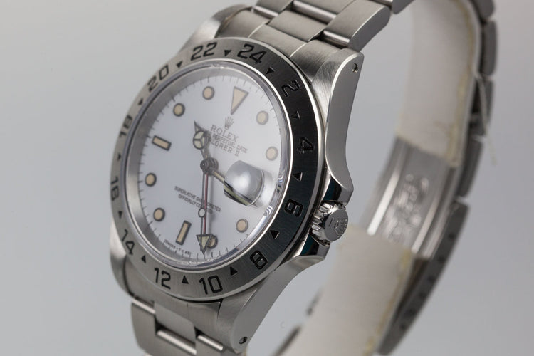1991Rolex Explorer II 16570 White Dial
