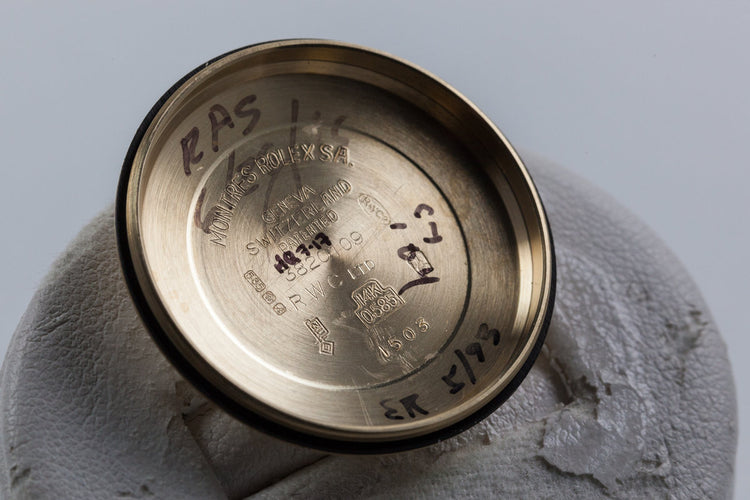 1973 Rolex Date 1500 14K YG Mosaic Dial