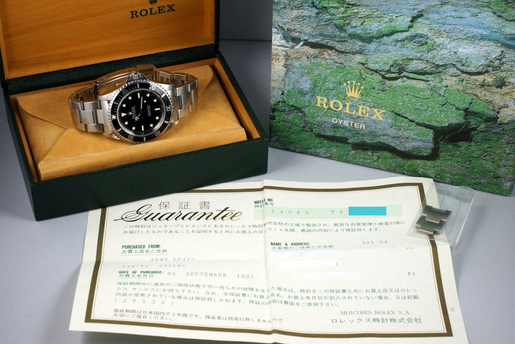 1995 Rolex Submariner 14060 with Box and Papers