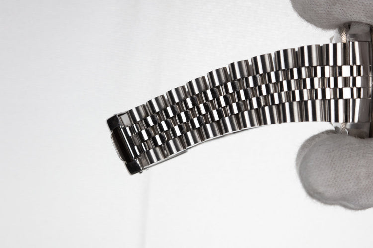 1995 Rolex DateJust 16234 with No Lume Silver Roman Numeral Dial