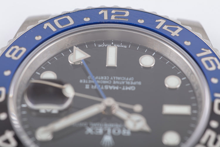 2016 Rolex GMT-Master II 116710BLNR "Batman"