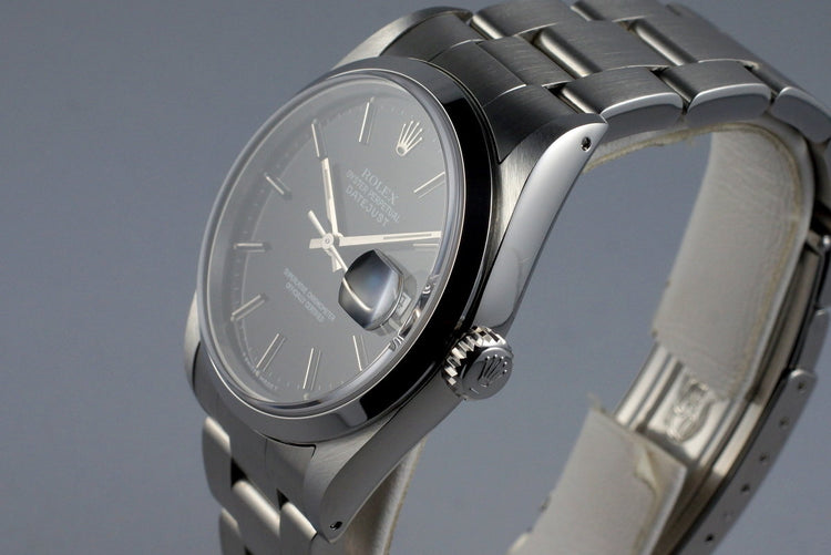 1994 Rolex DateJust 16200 Black Dial with RSC Papers