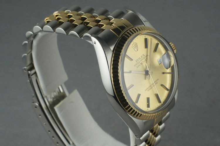 1986 Rolex 18K/SS DateJust 16013
