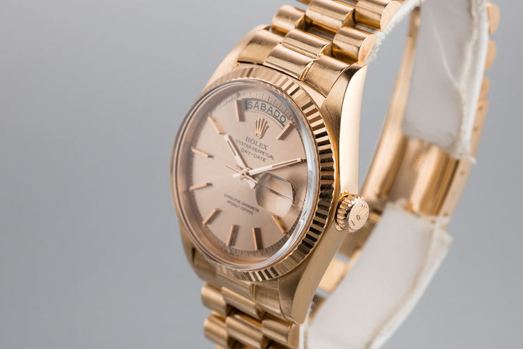 1967 Rolex 18K Rose Gold Day-Date 1803
