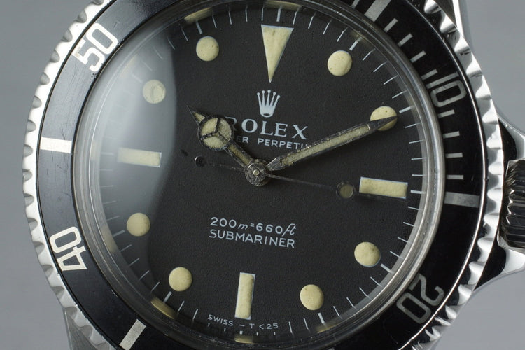 1967 Rolex Submariner 5513 Meters First