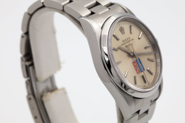1995 Rolex Air-King 14000 Domino’s Pizza Logo Dial with Box and Papers
