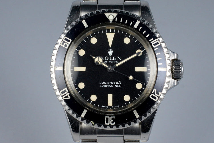 1966 Rolex Submariner 5513 Meters First Dial