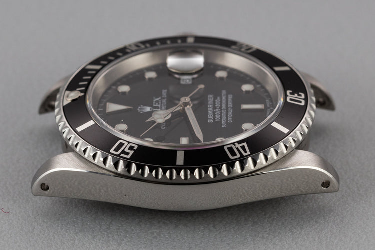 2001 Rolex Submariner 16610 with Box and Papers