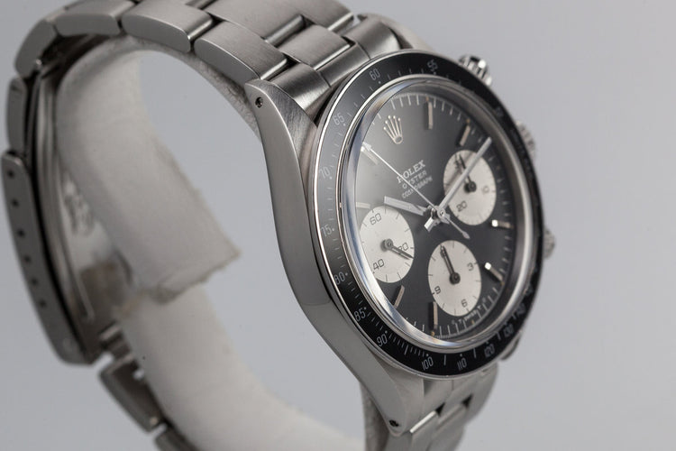 1973 Rolex Daytona 6263 with Black Sigma Dial with Service Papers