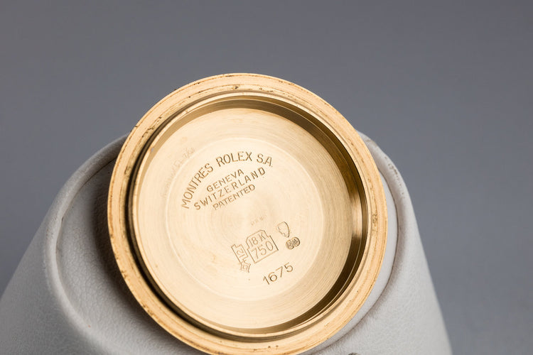 1979 Rolex 18K YG GMT-Master with Black Nipple Dial