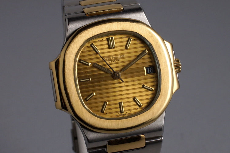 Vintage Patek Philippe Two Tone Nautilus 3800