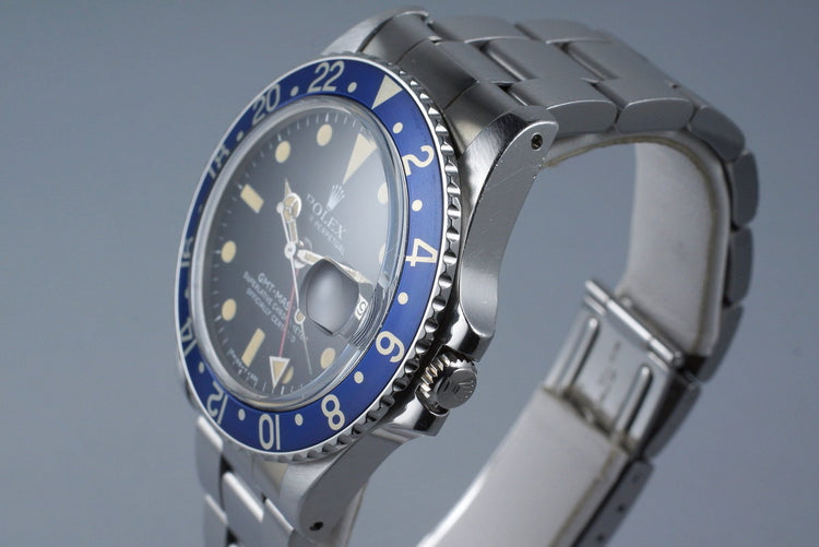 1978 Rolex GMT 1675 Blueberry