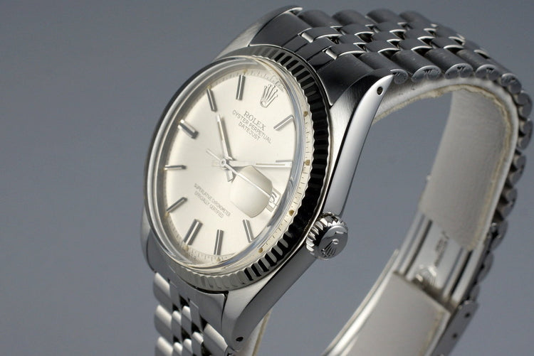 1972 Rolex Datejust 1601 Silver Sigma Dial
