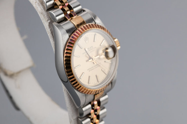 1995 Rolex Two Tone Ladies DateJust 69173 with Box and Papers