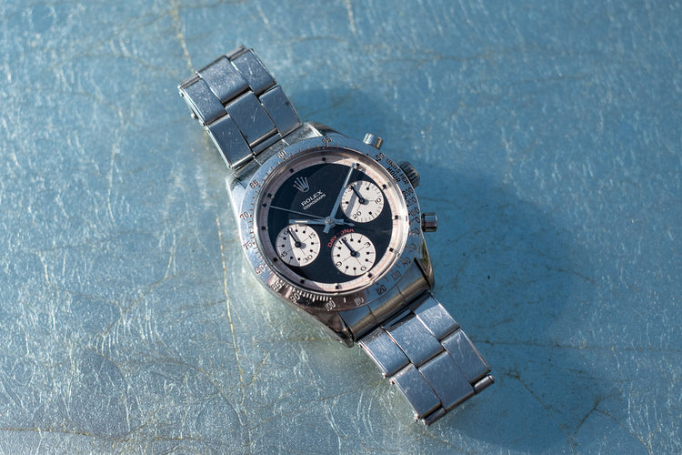 1969 Rolex "Paul Newman" Daytona 6239 with "Barbara" Aviation Documents and Photographs