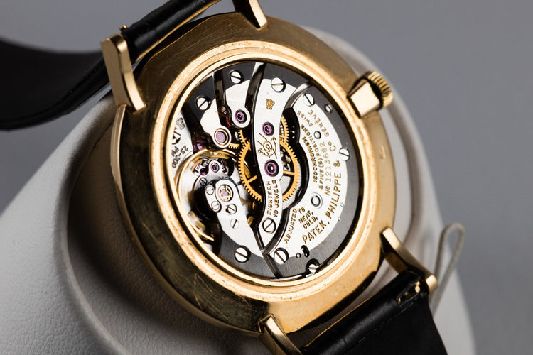 1972 18K YG Patek Philippe Calatrava 3537 with Extract from the Archives Papers