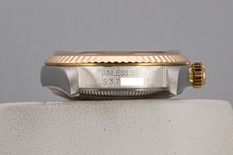 1993 Rolex Two-Tone Oyster Perpetual Midsize 67513 Champagne Dial