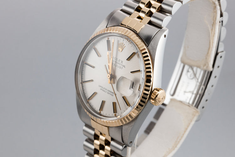 1981 Rolex Two-Tone DateJust 16013 Silver Dial