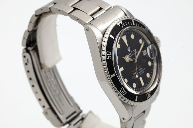 1970 Rolex Red Submariner Mark IV Dial