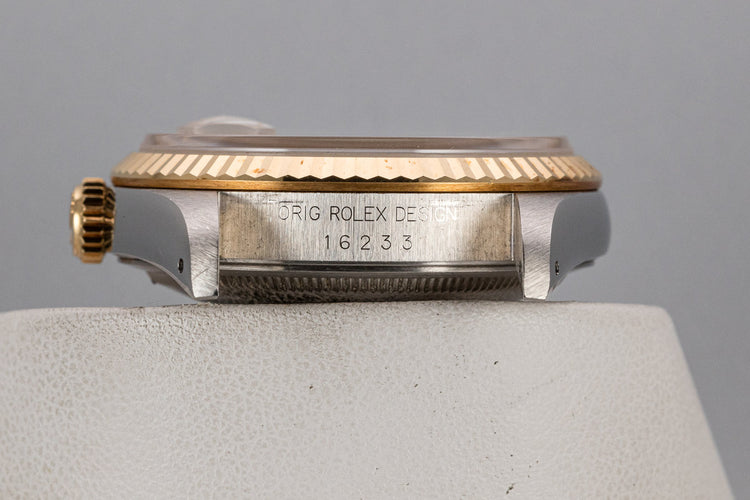 1993 Rolex Two-Tone Datejust 16233 Champagne Dial with Papers