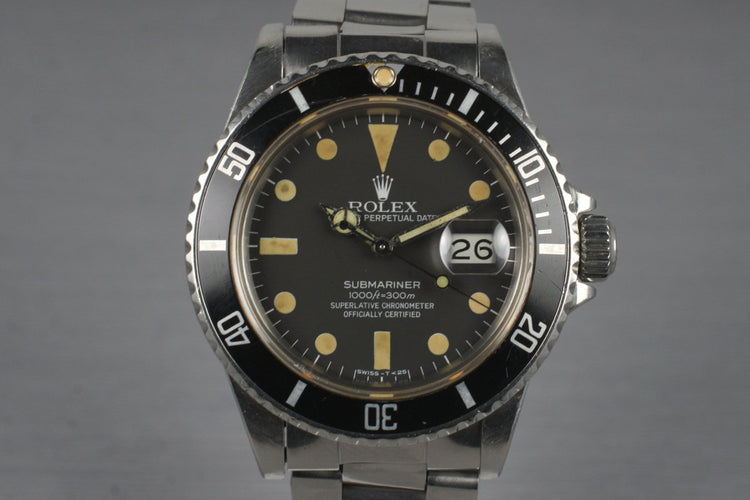 1981 Rolex Submariner 16800