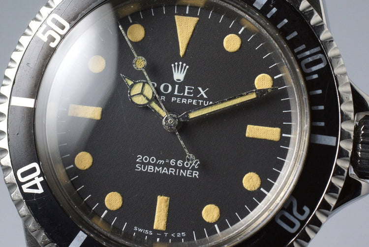 1967 Rolex Submariner 5513 Meters First