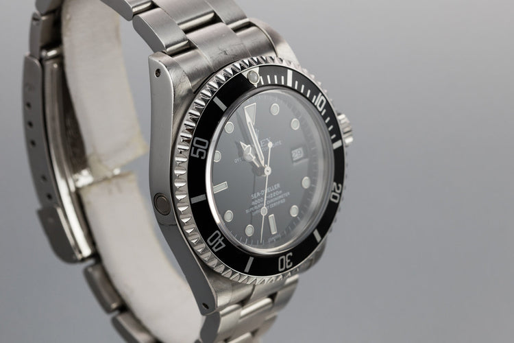 1999 Rolex Sea-Dweller 16600 SWISS Only Dial
