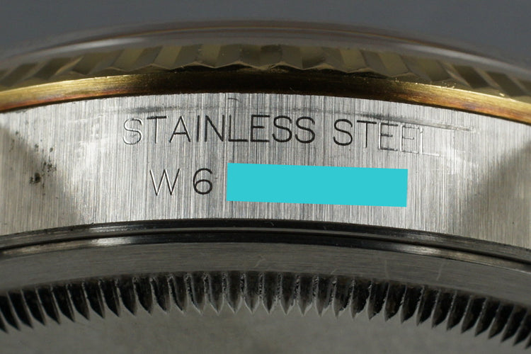 1995 Rolex 18K/SS DateJust 16233