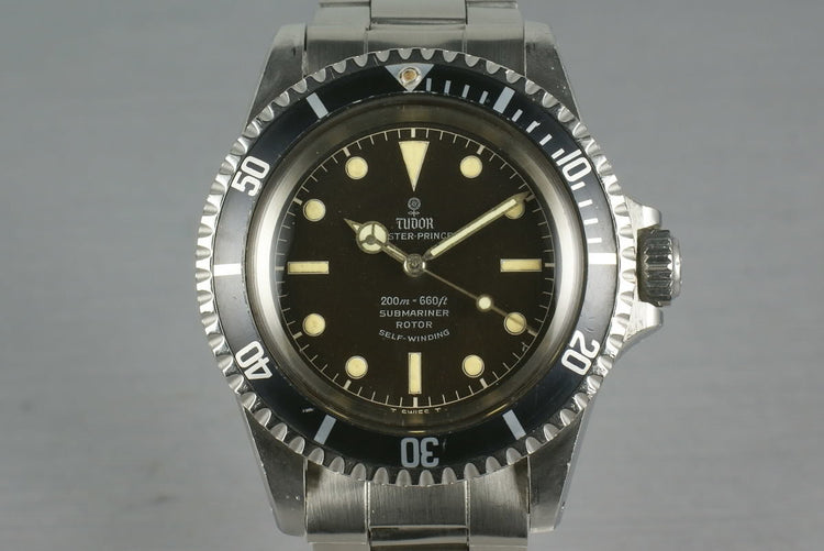 Tudor Submariner silver gilt and light brown dial 7928