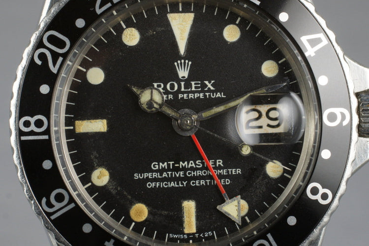 1968 Rolex GMT 1675 Mark I Dial