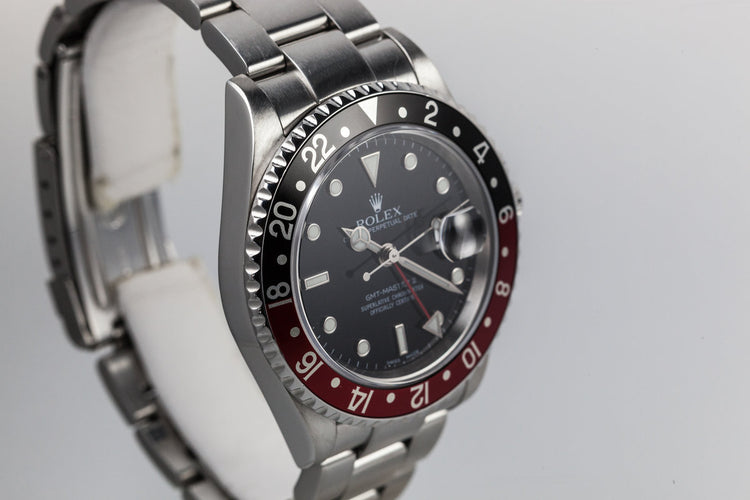 2002 Rolex GMT-Master II 16710 with "Coke" Insert and Box and Papers