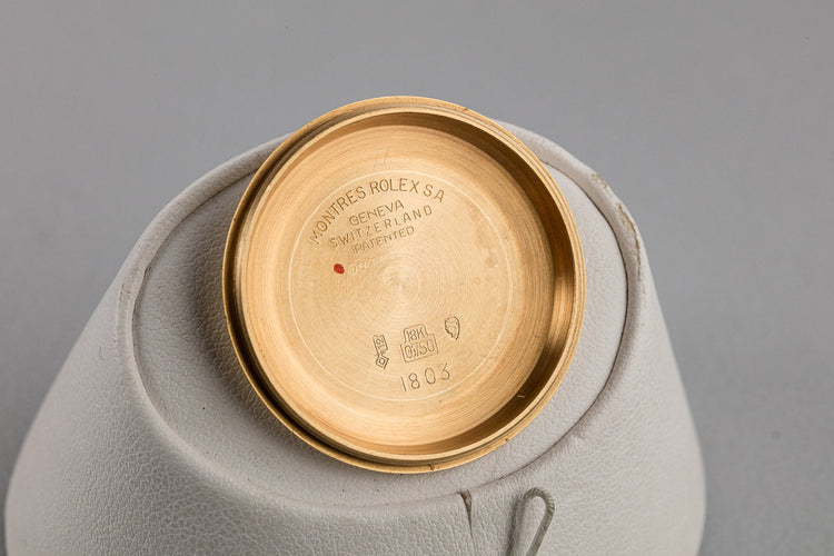 1966 Rolex 18K YG Day Date 1803 Champagne Dial