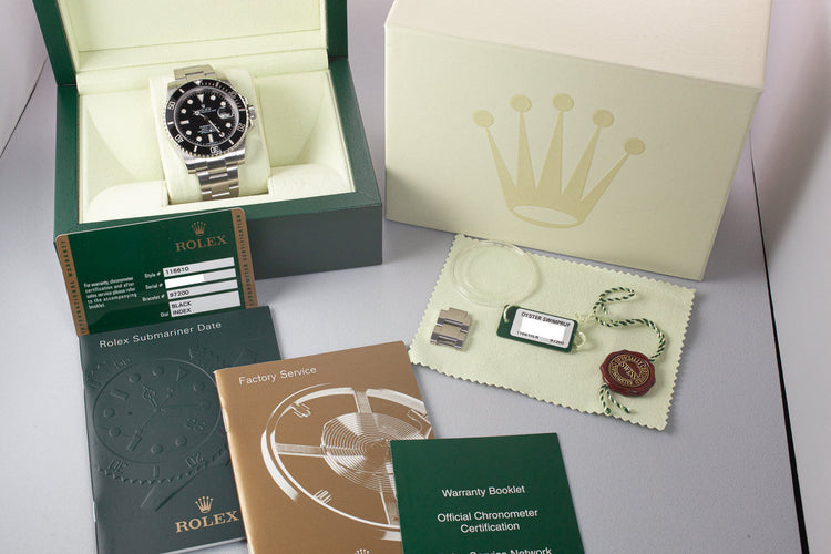 2011 Rolex Ceramic Submariner 116610 with Box and Papers