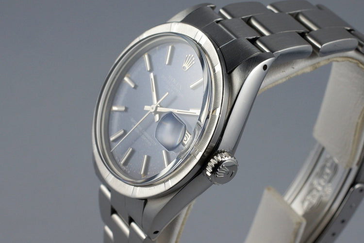 1972 Rolex Date 1501 Blue Sigma Dial