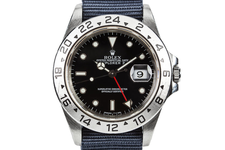 1995 Rolex Explorer II 16570 with Black Dial