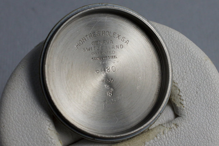 1955 Rolex Oyster 6480 Cream Waffle Dial