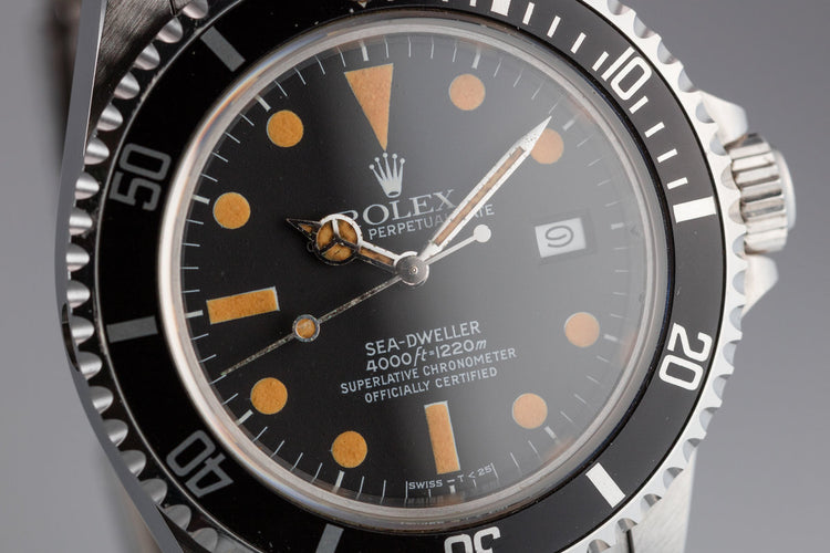 1982 Rolex Sea-Dweller 16660 MK I Dial with Box and Papers
