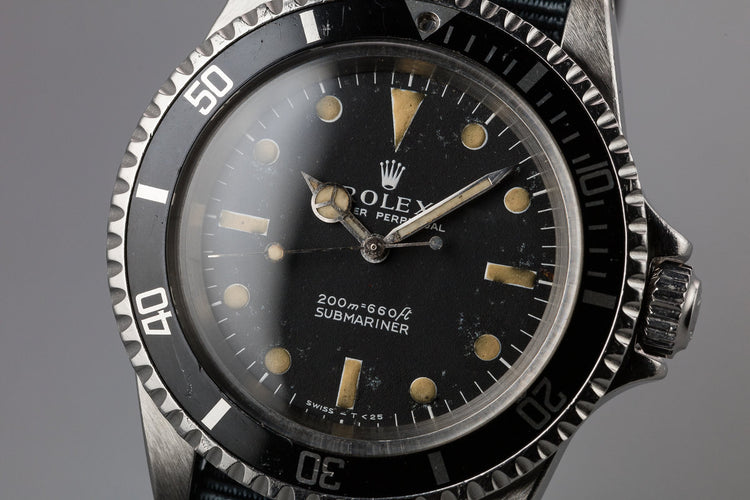 1967 Rolex Submariner 5513 with Meters First Dial