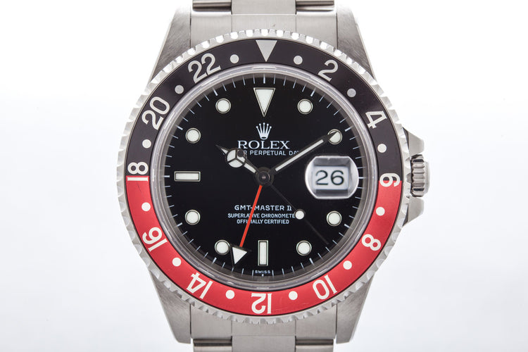 1998 Rolex GMT II 16710 with Coke Insert