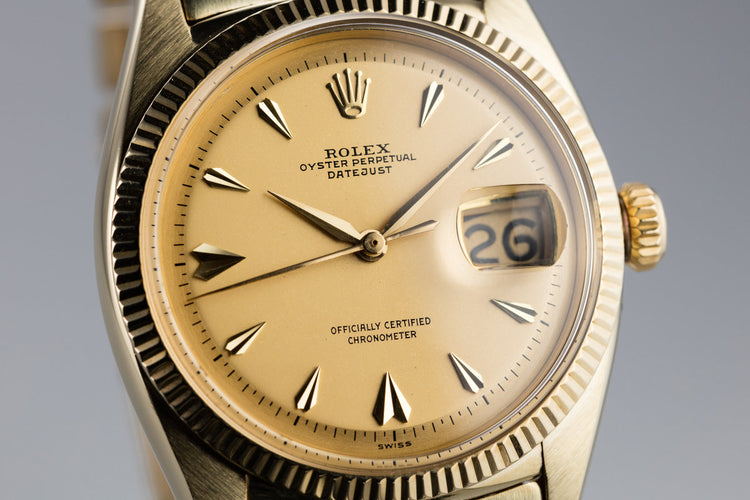 1965 Rolex 18K YG DateJust 6305