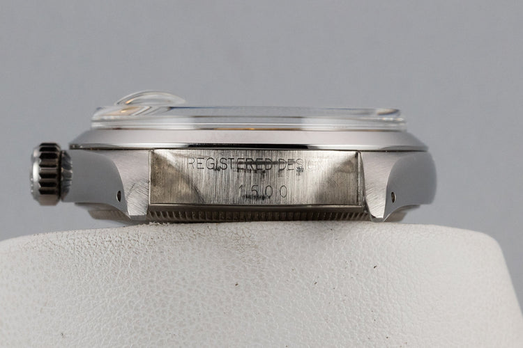 1978 Rolex Date 1500 Silver Dial with Gold Markers