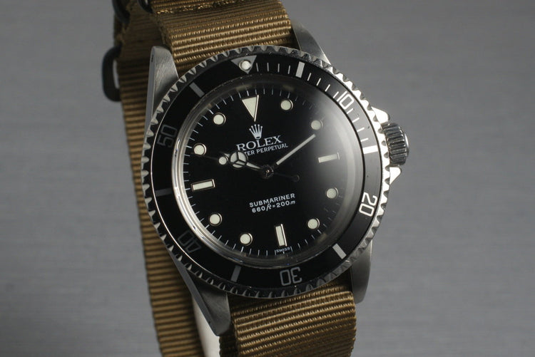 1967 Rolex Submariner 5513 with Service Papers