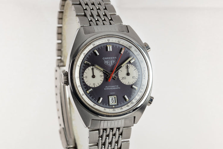1970s Heuer Carrera 1153N with Lavender Dial