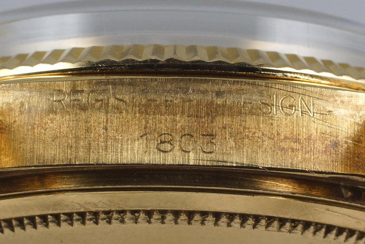 1972 Rolex YG Day-Date 1803 Champagne Sigma Dial