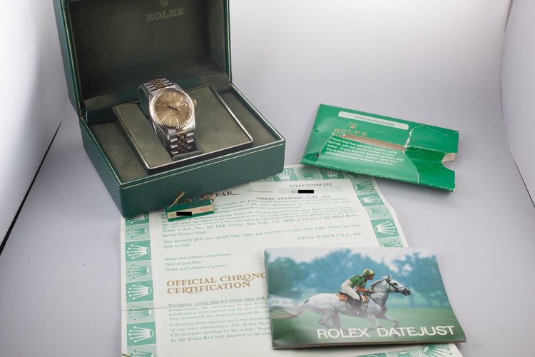 1985 Rolex Two-Tone DateJust 16013 with Box and Papers