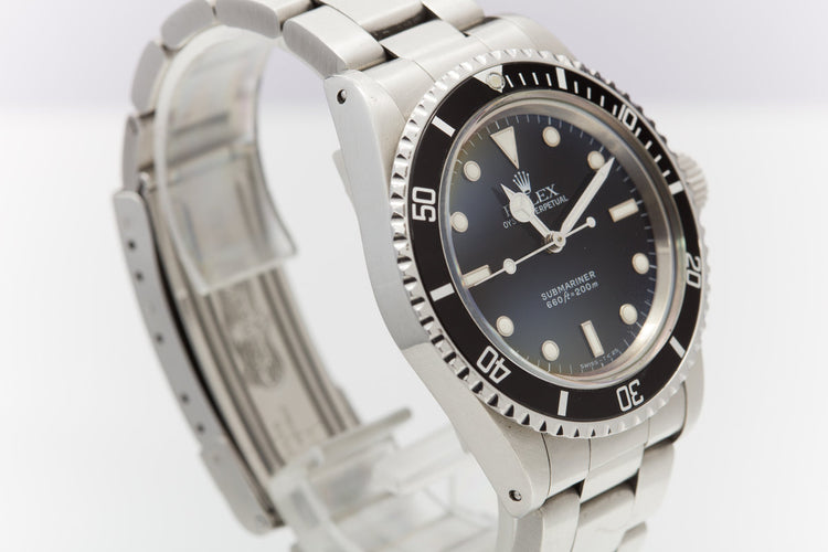 1988 Rolex Submariner 5513 WG Surround with Creamy Lume & Hands