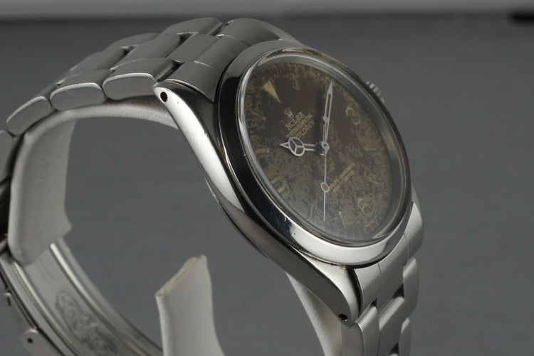 1959 Rolex Explorer 1 1016 Tropical Gilt Dial with Rolex Service Papers