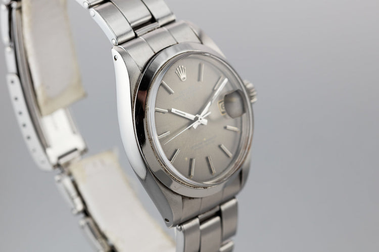 1969 Rolex Date 1500 Grey Dial