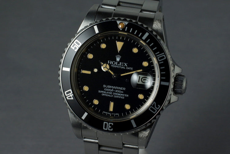 1985 Rolex Submariner 16800