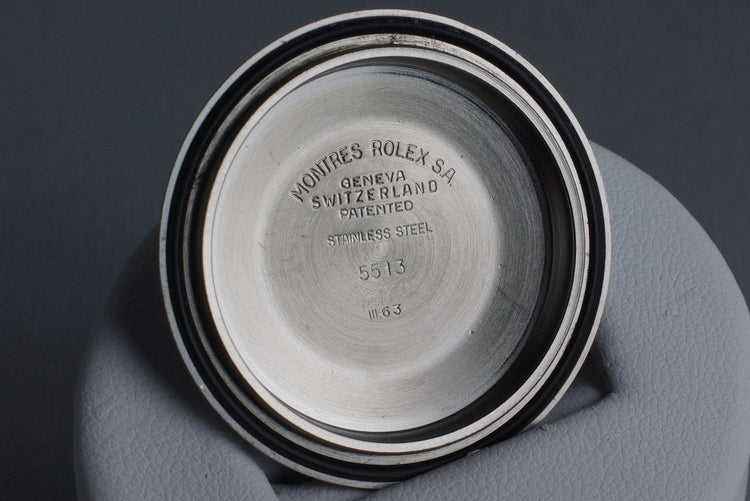 1963 Rolex Submariner 5512 PCG Gilt Glossy Chapter Ring Dial